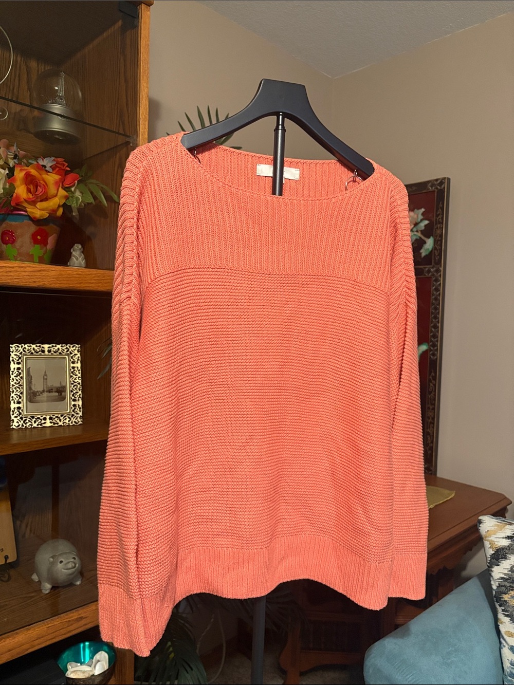 Loft Women's Coral Knit Sweater